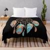 Colorful Dreamcatcher Bohemian Super Soft Fleece Throw Blanket Lightweight All Season Warm King Queen Size Blanket Lightweight