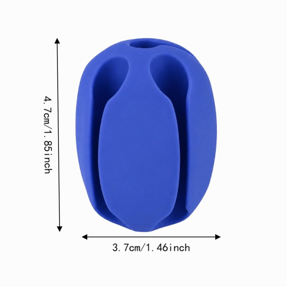 30PCS 47*37mm Fishing Rod Holder Ball Silicone Fishing Rod Ties Fishing Rod Clip Travel Fishing