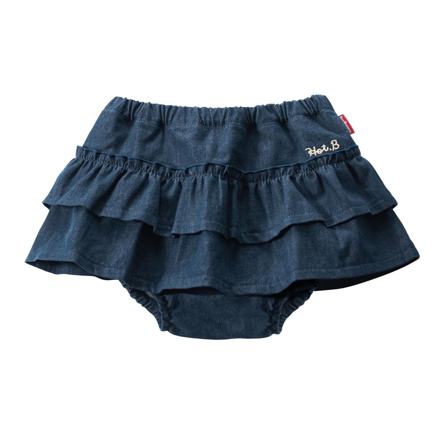 

MIKIHOUSE HOT BISCUITS Юбка-шорты для мальчиков и девочек, темно-синие, универсальный размер (70-90см), Код продукта: 70-1402-688