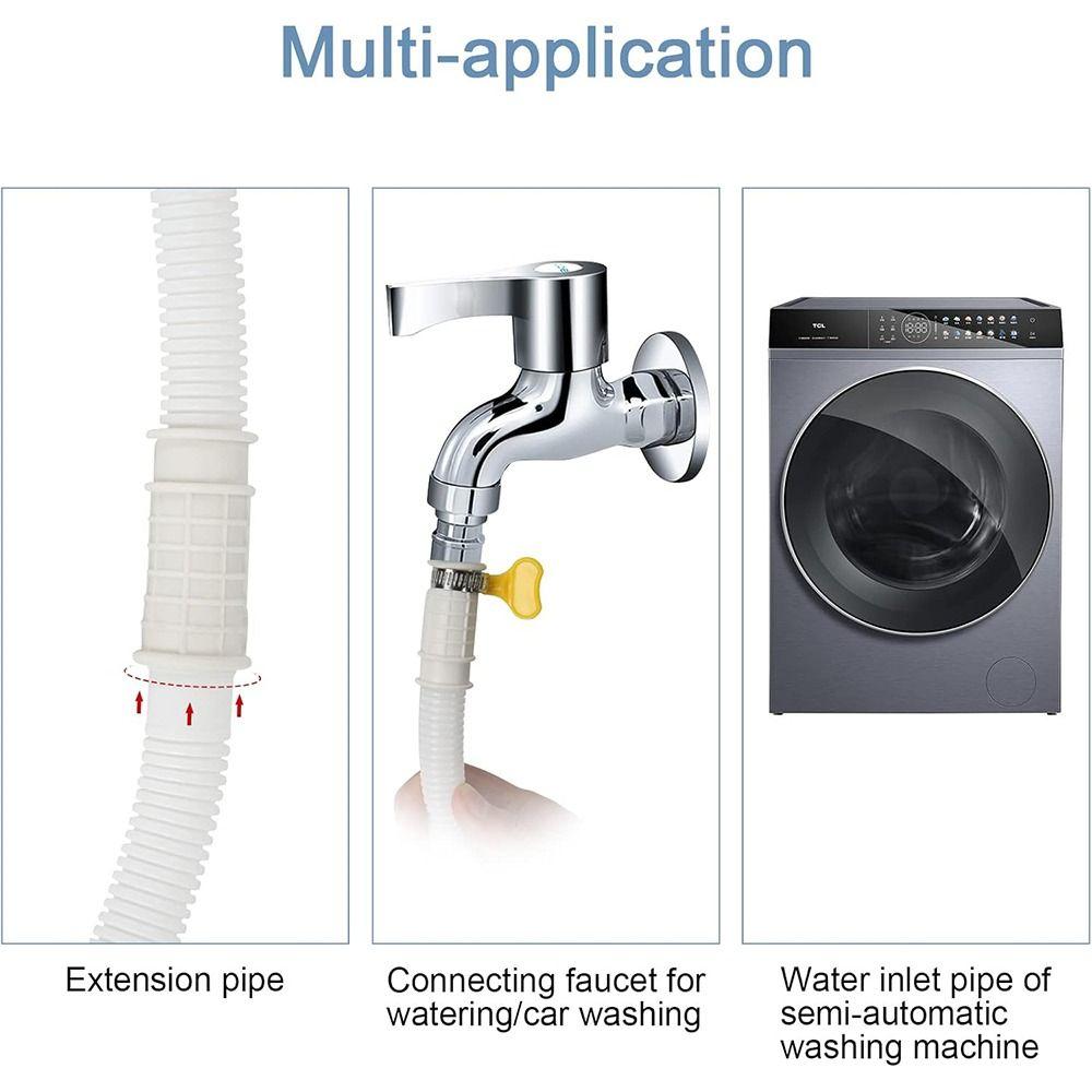White Air Conditioner Drain Hose Thickened Draining Hose New Extension Pipe