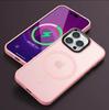Luxury Matte For Magsafe Case For iPhone 16 15 13 12 11 14 Pro Max 16 Plus Magnetic Wireless Charge Translucent Shockproof Cover