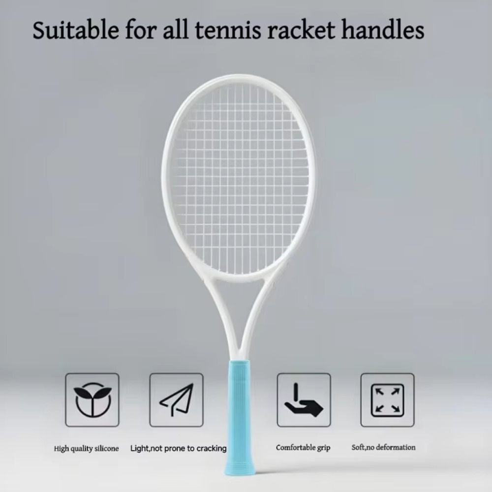 Replacement Tennis Racket Grip Cover Silicone ishing Rod Handle Cover  Tennis Accessories