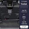 TPE Floor Mats for Skoda Kodiaq - 7-Seater, Surround Design, All-Weather Protection.