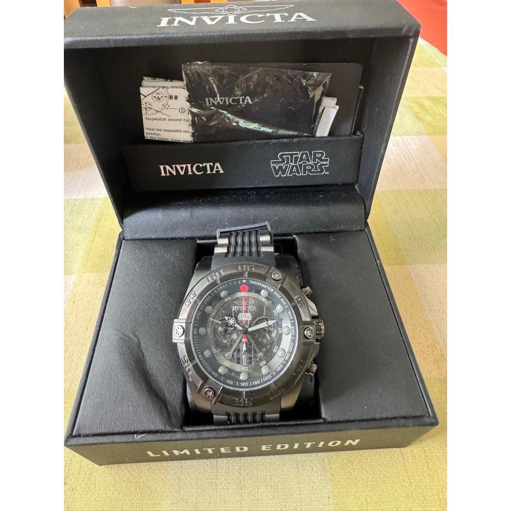 Used INVICTA STAR WARS Limited Model Watch April battery replaced