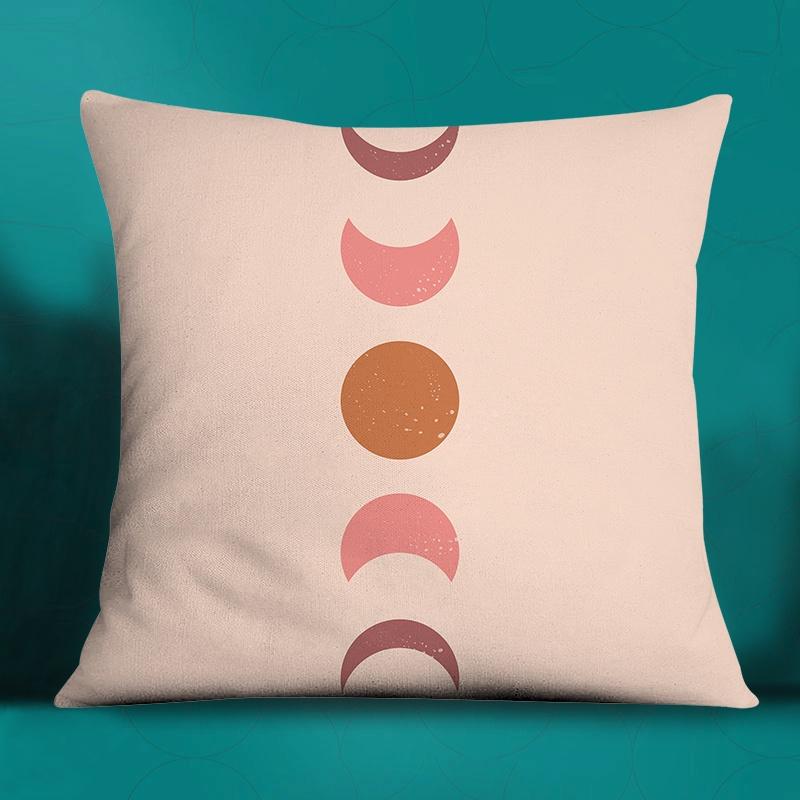 Fashion Classic Square Decorative Pillowcase Geometric Pattern Living Room Sofa Cushion Pillow Home Decor