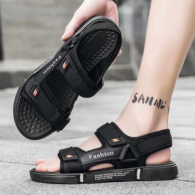 Super nákladově efektivní pánské módní pantofle Silné dno Vodotěsné Protiskluzové sandály Žabky Unisex plážová obuv