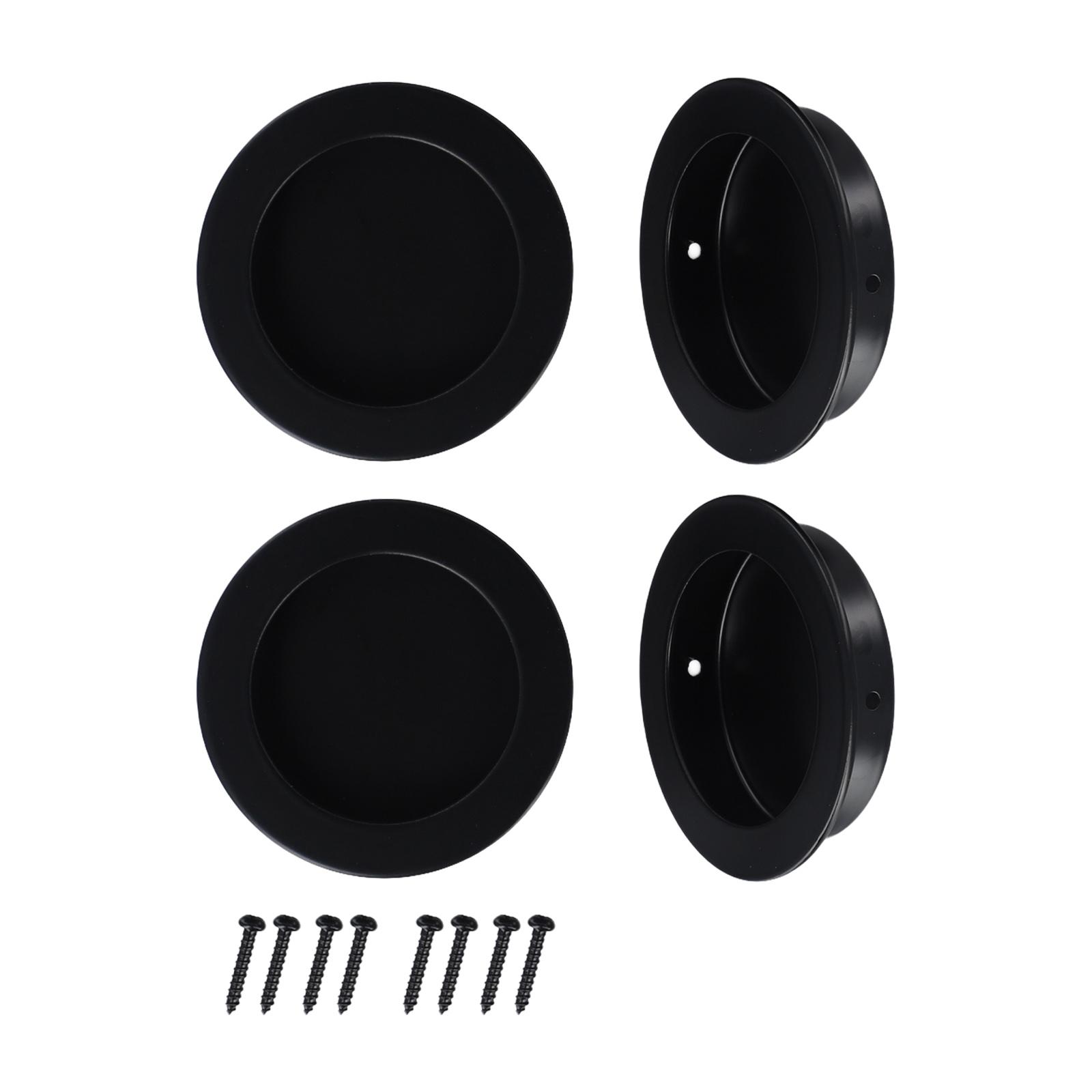 

Home Improvement Black Door Handle Flush Pull Handle Heavy Use Perfect Size And Compatibility Smooth And Safe Design