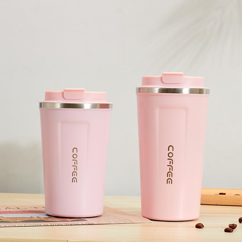 380/510ML Double Stainless Steel Thermo Cafe Coffee Cup Travel Thermal Mug Leak-Proof Thermos Bottle Tea Coffee Mug Vacuum Cups