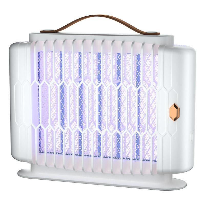 

Шоковая электрическая USB лампа-уничтожитель комаров, комнатная ловушка для мух, настенный репеллент белый