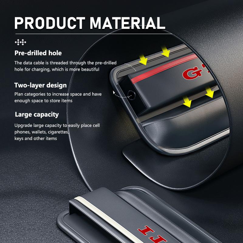 For Volkswagen VW Car Seat Srat Filler Wallet Phone Gap Slit Pocket Storag Box Jetta Golf4 5 6 Beetle CC B5 B6 B7 EOS GTI MK2 ze7