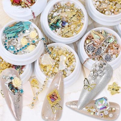 Ornaments DIY Nail Material Nail Art Flakes 3D Nail Decoration Nail Art Fragments Nail Rhinestones