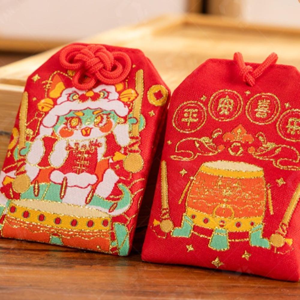 Snake Amulet Bag Cartoon Hanging Ornaments Good Fortune New Year Small Sachet  Gifts