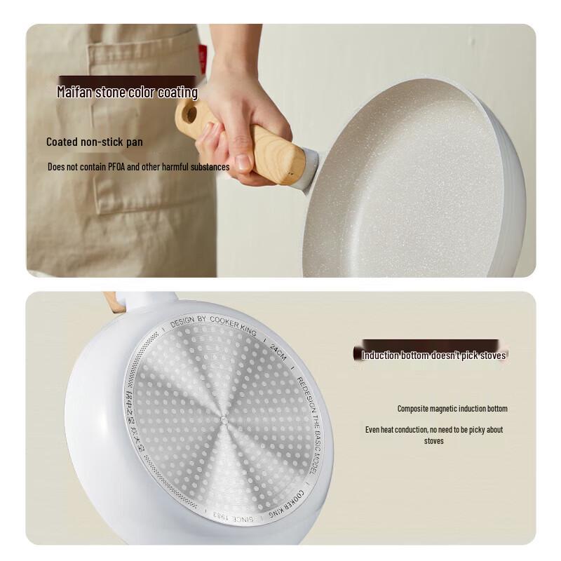 Chuidahuang 24cm Non-stick Frying Pan with Lid