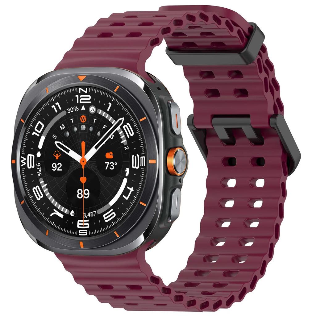 Original Band FOR Samsung Galaxy watch Ultra 47mm accessories Marine Silicone Sport Bracelet Correa Galaxy watch 7 Ultra Straps