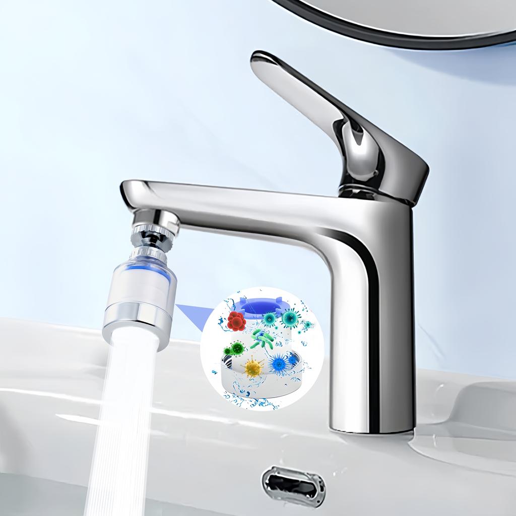 360 Rotating Water Purifier Filter Tap Universal For Kitchen Bathroom Shower Household Filter PP Cotton Filtered Showers Head