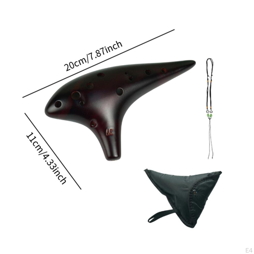12 Hole Ocarina's Musical Instrument Reiner Ton Beautiful Ocarina for Beginner Gift