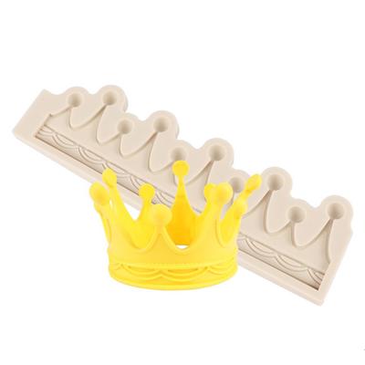Stampo in Silicone Corona Stampo per Fondant Strumento per Decorare Torte Cioccolato Pasta di Gomma
