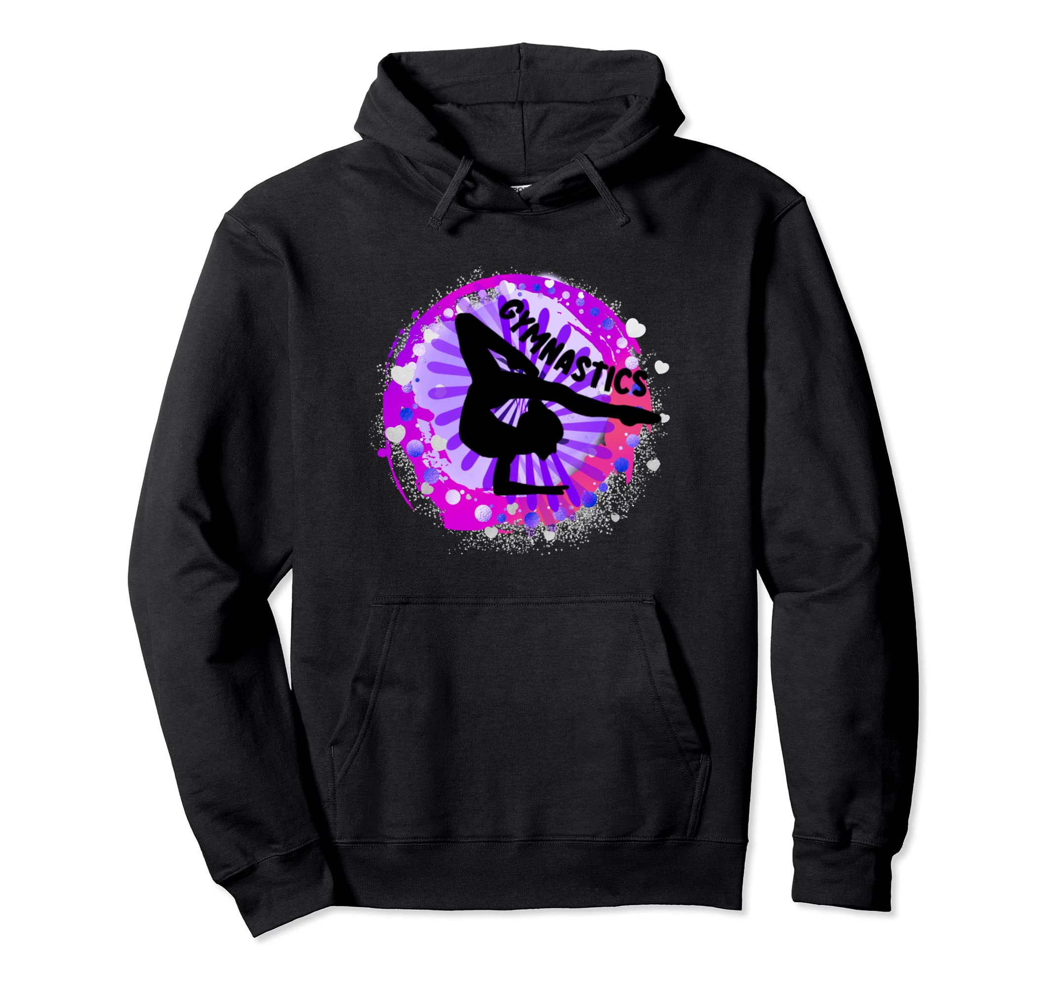 

pink gymnastics graphic design gymnast beam queen bar cute hoodie