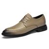Fashion 2024 Spring Autumn New Men's Commuting Work Shoes High End Business Dress Shoes Men's Wedding Pointed Shoes Free Delivery