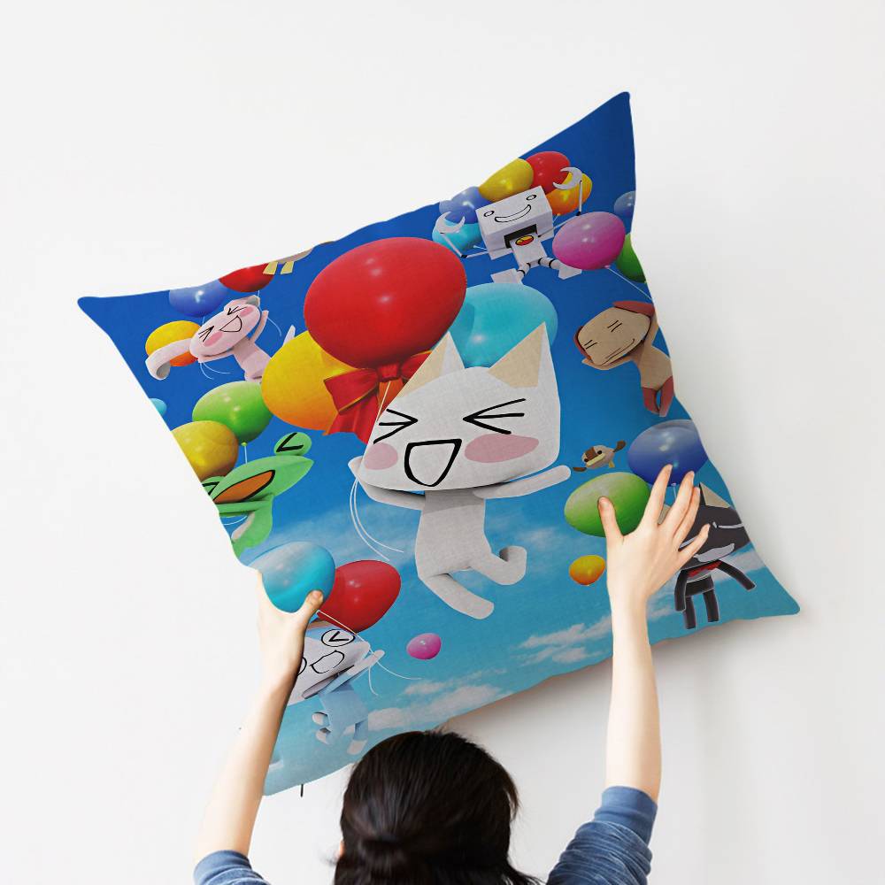 Cartoon Inoue toro Cute Cushion Cover Polyester Sofa Cushions Decorative Throw Pillows Home Decoration Pillowcover