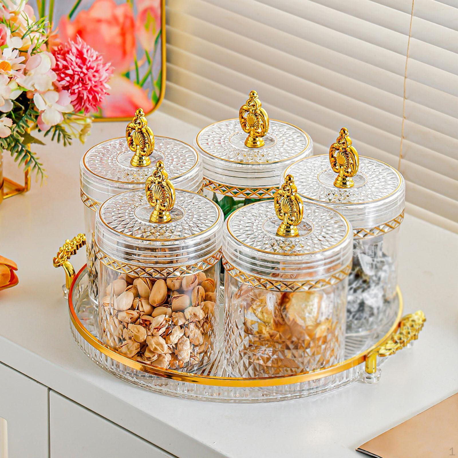 

Food Storage Container Organizer Accessory Gifts Airtight Lid Gadget Kitchen Tool Drawer with 5 чистий