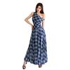 2026 European and American summer new casual style split slanted shoulder design irregular plaid suspender dress women
