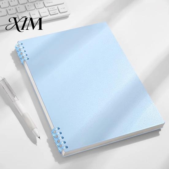 Grid Paper for Drawing A5 Spiral Notebook, Lined /Horizontal Grid/Blank Inner Page, Agenda Notebook Morandi Solid Color Cover Sketchbook Office
