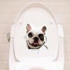 Cartoon Cat Toilet Sticker Bathroom and Bathroom Beautification Decoration Toilet Lid Waterproof 3D Self-Adhesive Sticker