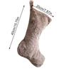 1PC Farmhouse Christmas Gift  Fireplace Decor Large Christmas Stockings