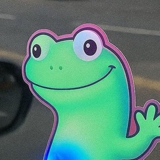 1/2/3/4/5/6/9/10/15Pcs Car Stickers Waterproof UV Resistant Strong Stickiness Self Adhesive Colorful Lizard Stickers Funny Decals