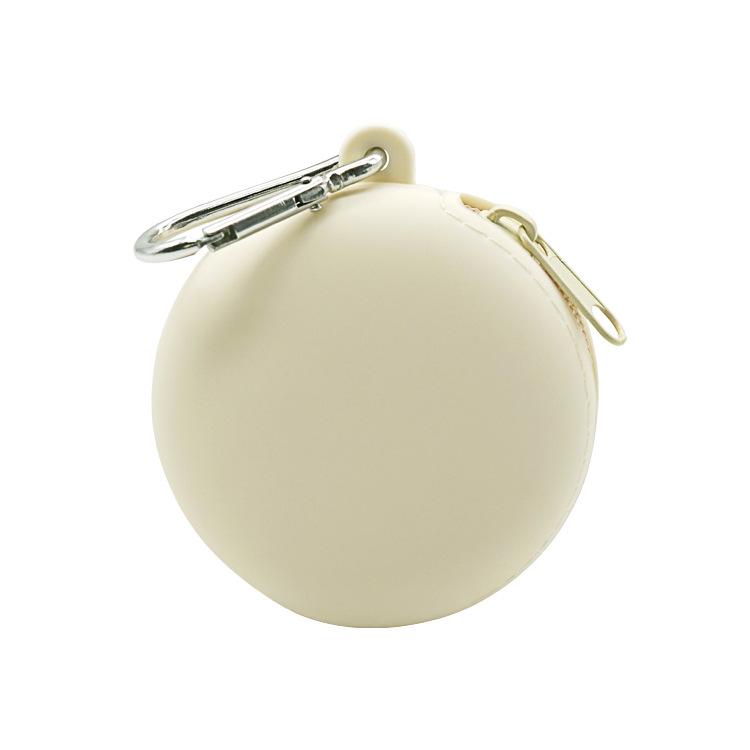 

Silicone Storage Pouch Hanging Outdoor Keychain Holder for Data Cable Bluetooth Earphones Small Items Organizer Coin Purse