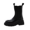 Platform Martin Boots Women's Spring and Autumn New Short Boots Smoke Boots Chelsea Height Boots