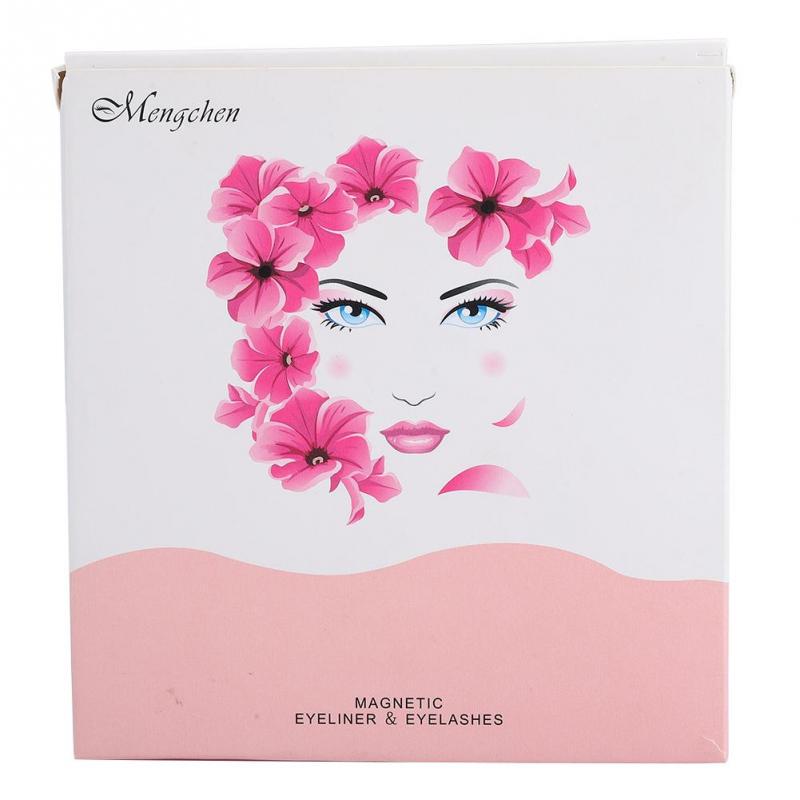 3 Pairs False Eyelashes Magnetic Eyeliner Pen Tweezers Set Eyelashes Makeup Set