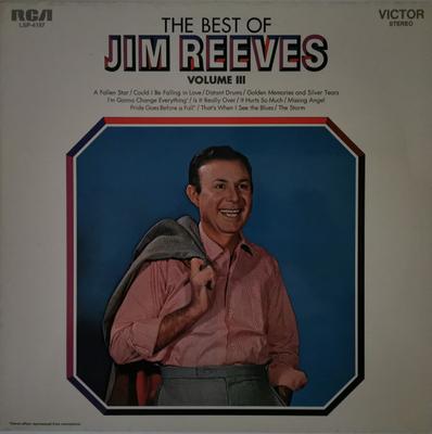 LP Record JIM REEVES - The Best Of Jim Reeves Volume III LSP4187 RCA Victor Germany Folk Used