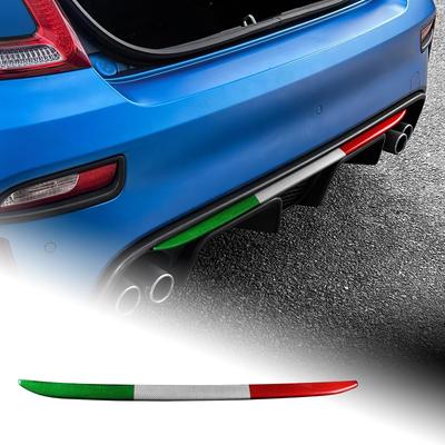 AIRSPEED Abarth 595 595C 695 Spezielles Zubehör Carbonfaser Exterieur Custom Parts Auto Stoßstange Hinten Auspuff Oberer Dekorstreifen Zierleiste Abarth 595