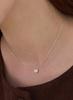 Paigeflynn [Silver 925] Mu Pale Oval Necklace