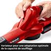 Einhell Souffleur de feuilles sans fil GE-CL 18 Li E Kit PXC (18V, 210 km/h) Livré avec Batterie 2,0 Ah et Chargeur