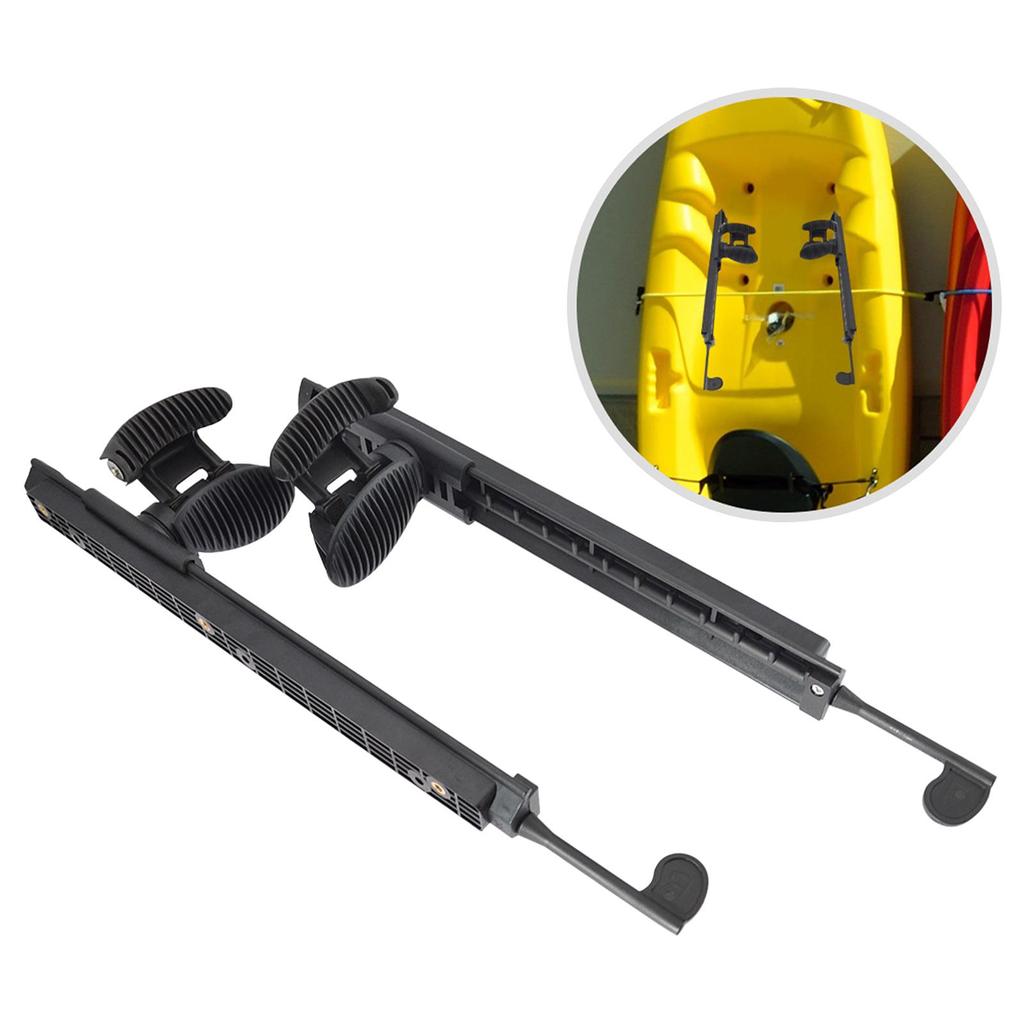 1 Pair Adjustable Kayak Pedal Foot Rest Rudder Control