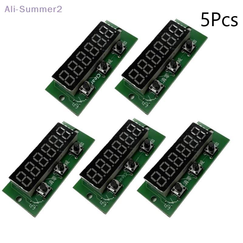 

{Summer2} 1/3/5 Pack Red 6-Digit Digital Tally Counters with Memory Capability Counts to 999999 A1