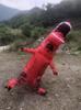 DAIFUQIHUA Tyrannosaurus Rex Dinosaur Inflatable Cosplay Adult Size Costume, Costume, 4-Piece Set, Unisex, (Red)