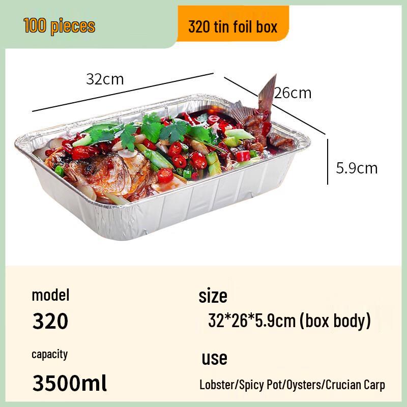 OEING Aluminum Foil Food Containers