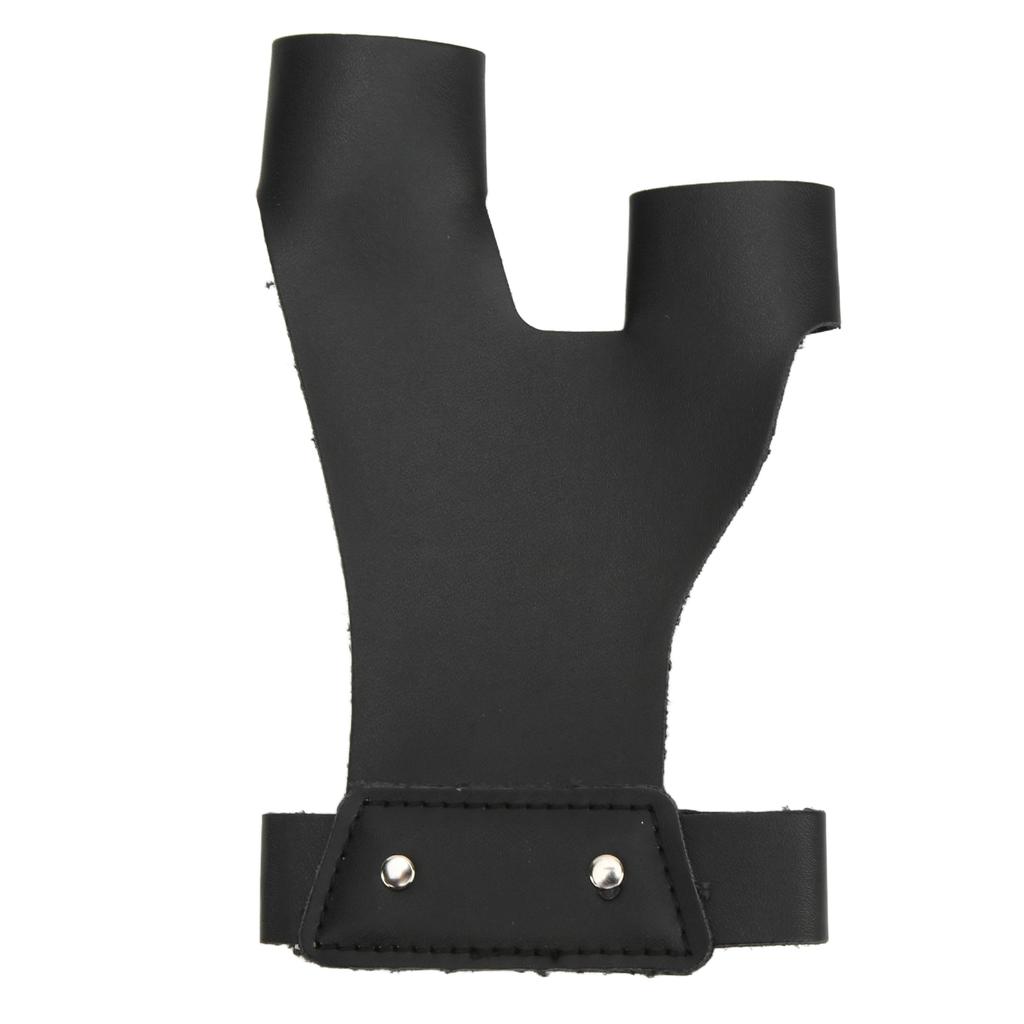 Bogenschießen Schutzhandschuh Leder Handschutz Bogen Schießhandschuh Traditioneller Typ für Linke Hand