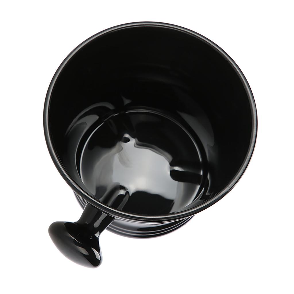 Plastic Shaving Soap Bowl Foam Shaving Soap Cream Bowl Men Shaving Bowl (Black)