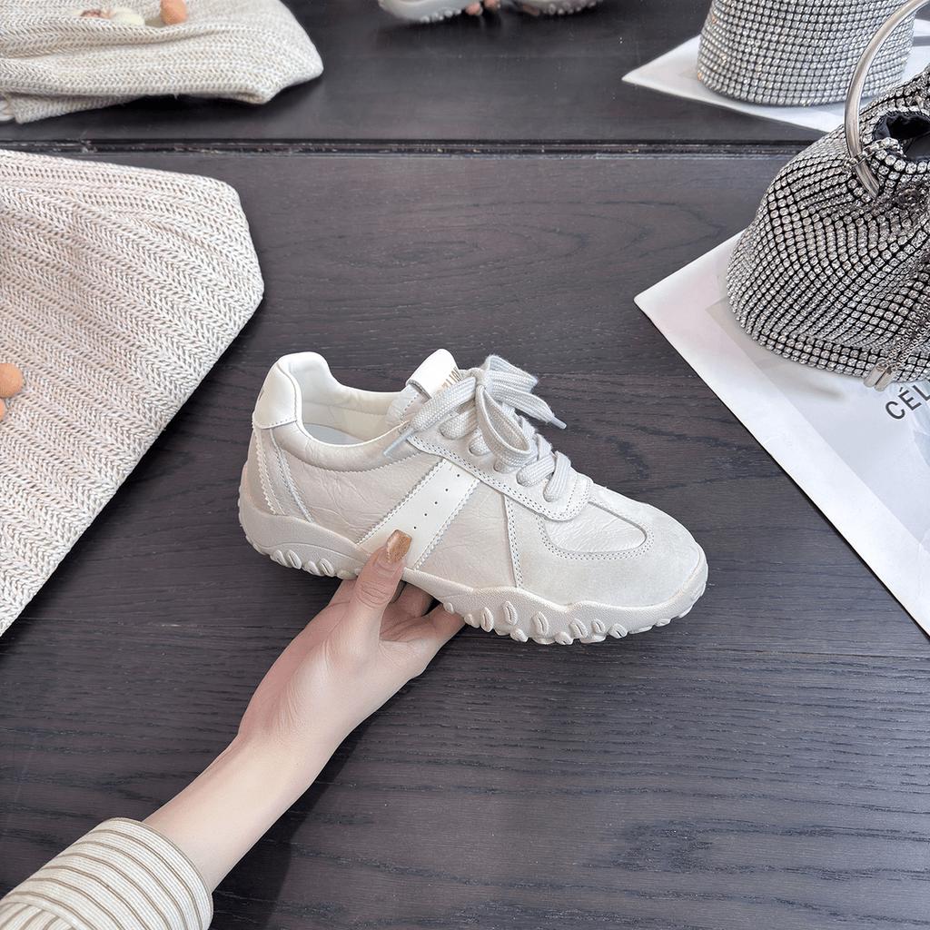 Spring New Vintage Casual Sports Shoes Fashionable Versatile Polyamide Sole Rubber Upper China Mainland Origin Flat Shoes