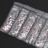 DIY Colorful Crystal Glass Nail Art Rhinestons Decoration Costumes Material Package(Pink Opal)