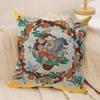Cambodian Buddha Print Cushion Cover Soft Plush Fabric DoubleSided Printed Sofa Cushion Cover for All Seasons Home Decor Gift