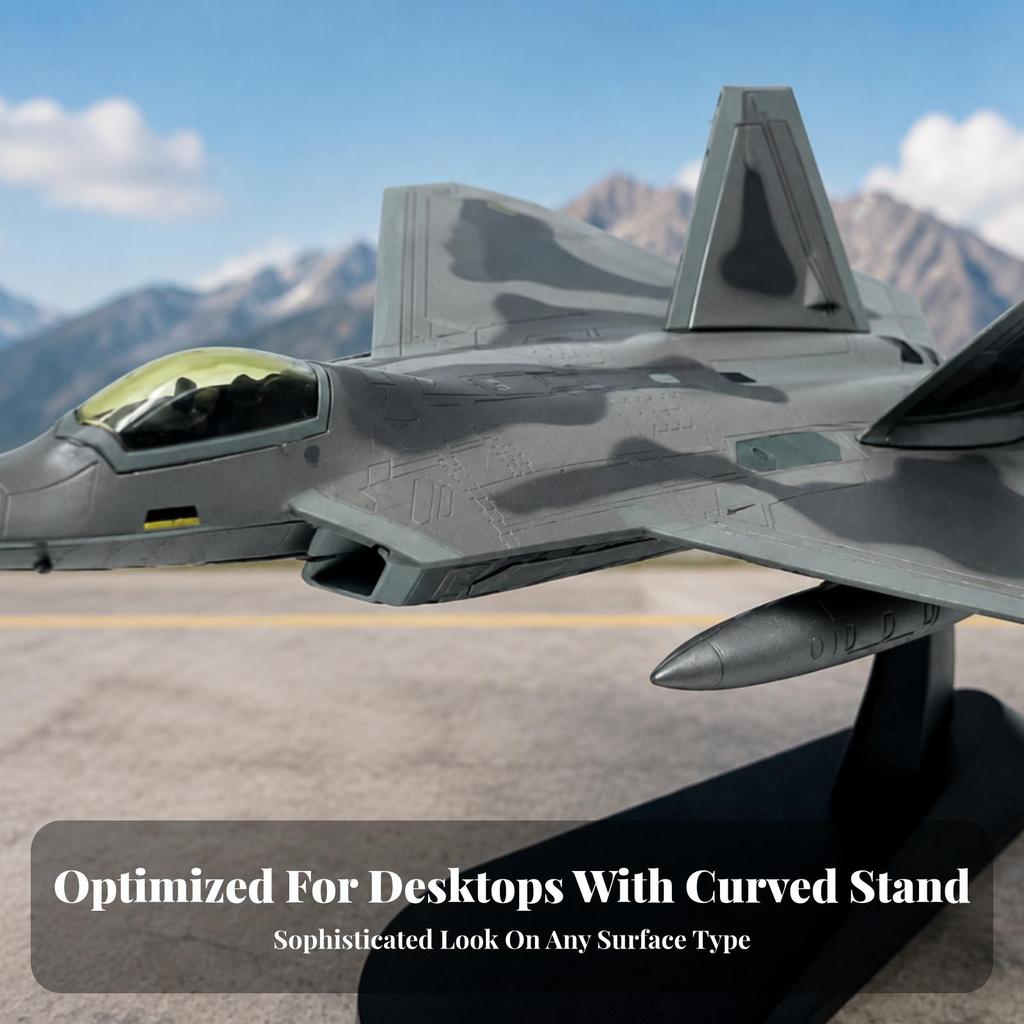Fighter Jet Model No Assembly Required Static Aircraft Non-Powered