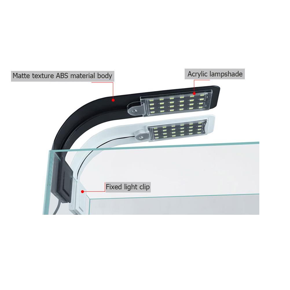 10W ultradünne LED-Aquarienleuchte Highlight-Aquarienlampe mit Clip
