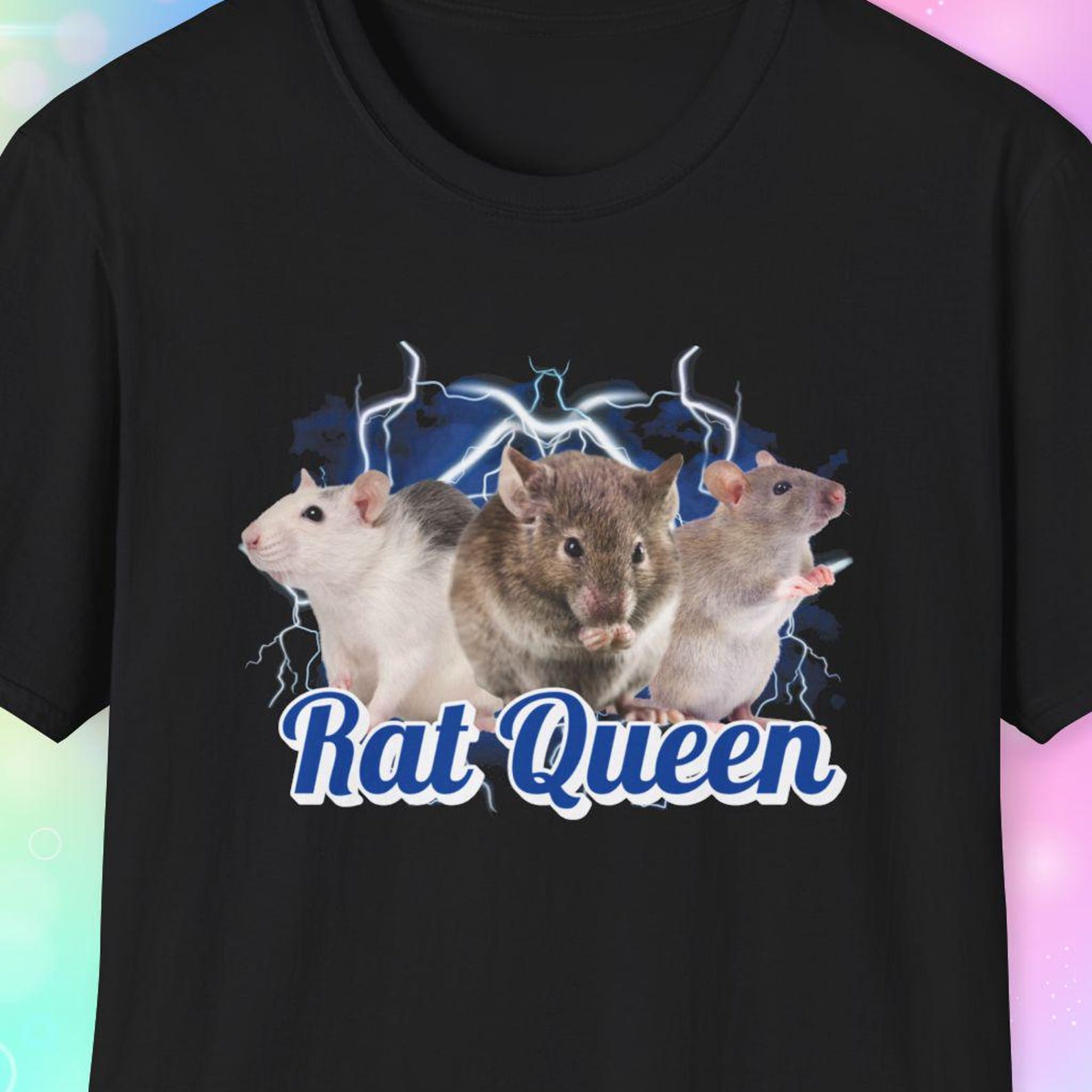 Rat Queen Shirt, Funny Rat Shirt, Gift for Rat Owner, Rat Lover Shirt, Cute Rat Gift, Pet Rat Shirt, Cute Rat Print, Ratatouille L
