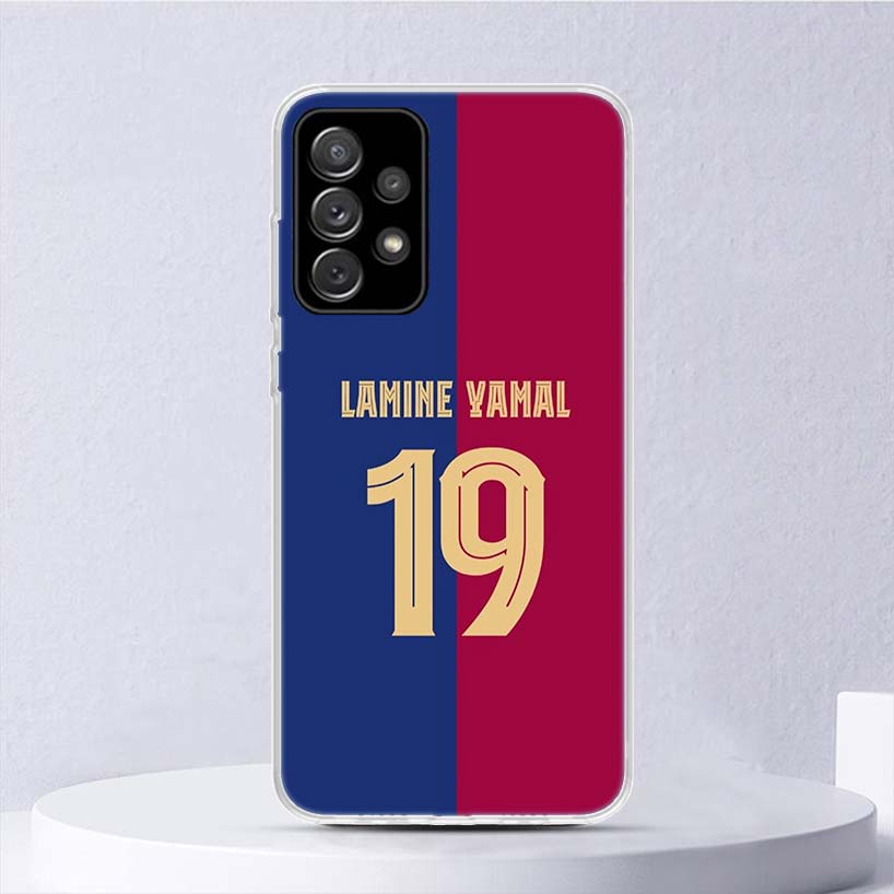 Custodia morbida L-Lamine Y-Yamal 19 per Samsung Galaxy A52 A42 A32 A22 A12 A02S Cover per telefono A50 A51 A70 A71 A41 A31 A21S A40 A30 A20E